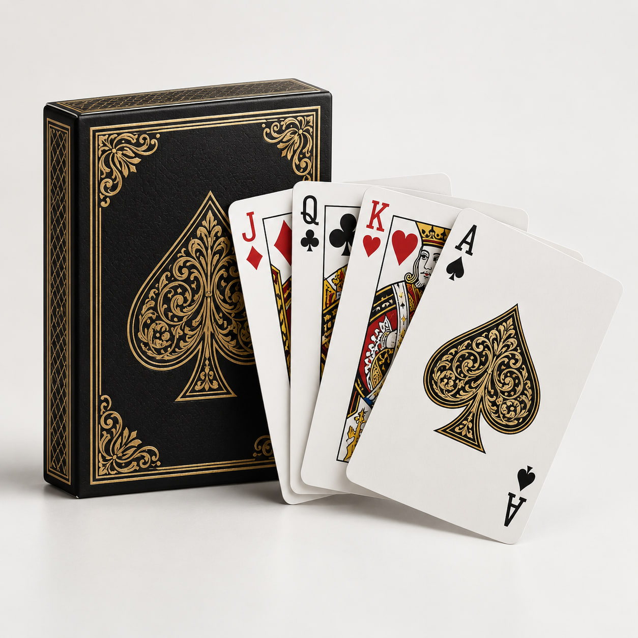 Speelkaarten voor poker blackjack en andere casino kaartspellen