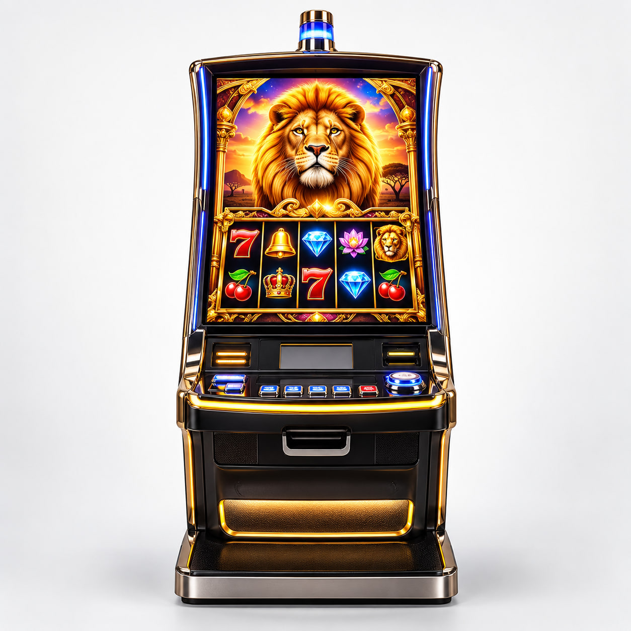 Casino speelautomaat voor themaruimte lounge en entertainmentinterieur